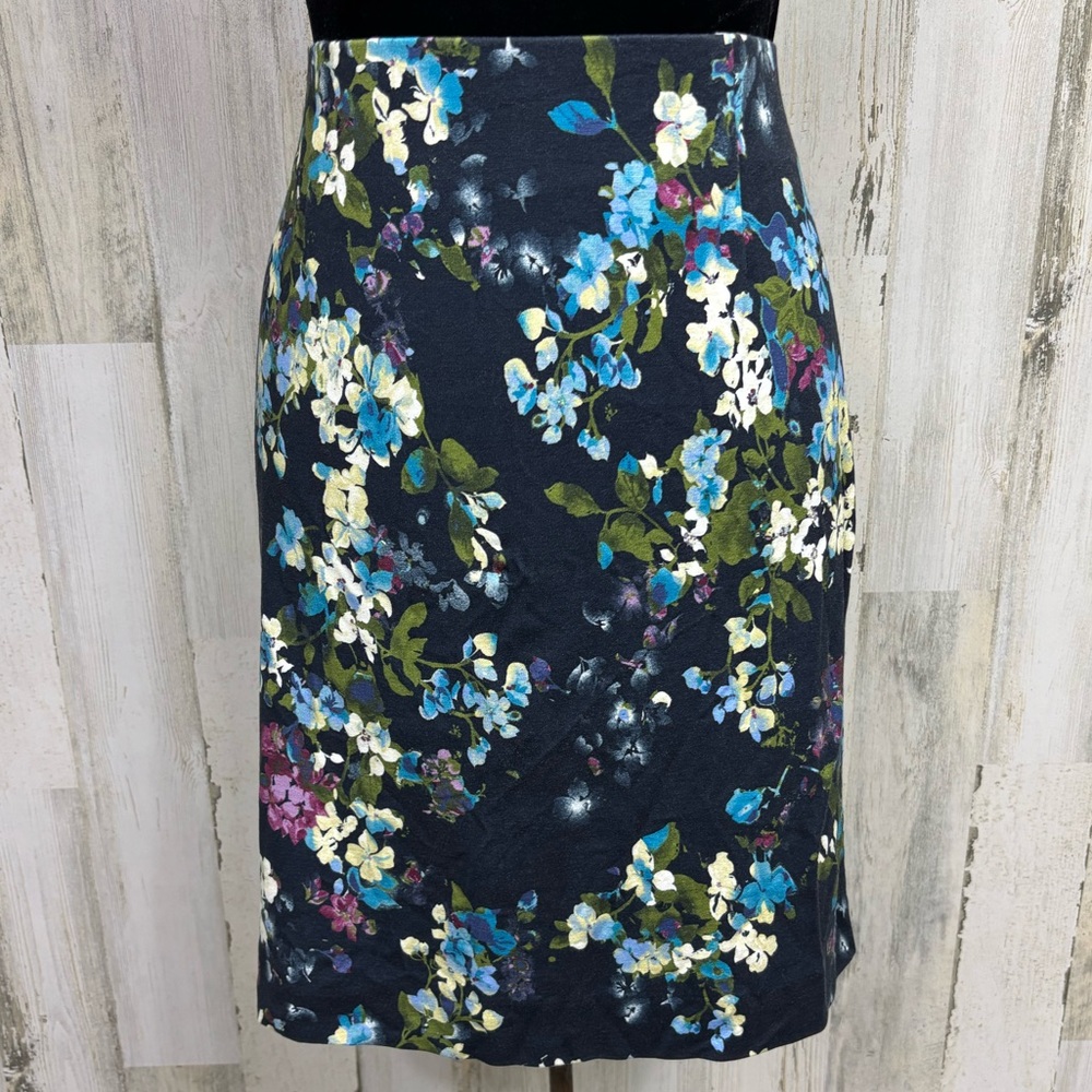 J.‎ Jill Floral Ponte Pencil Skirt